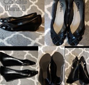 Candies Dantee Wedged Man Made Heels